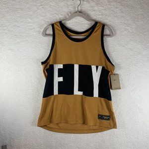 Nike Swoosh Fly Basketball Jerseys Women's Medium Brown Dri-Fit Tank Top‎ 7091